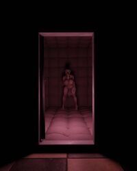 1futa bubble_head_nurse dark_room futa_only futanari huge_breasts huge_cock junkron konami nurse nurse_(silent_hill) padded_room seductive silent_hill solo_futa tagme