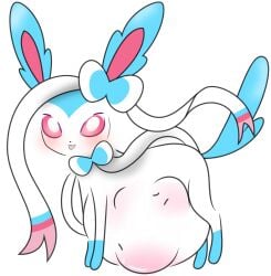 belly feral furaffinity pokémon_(species) pokemon pokemon_(species) pokemon_species shiny_pokemon shiny_sylveon sylveon vore