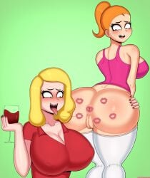 2girls anus ass beth_smith big_ass big_breasts big_butt blonde_hair bubble_butt butt daughter drunkavocado fat_ass female female_only fingernails hi_res highres huge_ass huge_breasts incest kiss_mark large_ass large_breasts lipstick_mark mature_female milf mother mother_and_daughter multiple_girls nail_polish orange_hair pussy red_nails rick_and_morty rimming summer_smith thick thick_ass thighhighs voluptuous yuri