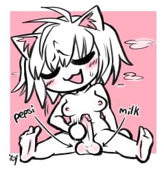 1futa animal_ears areolae balls breasts cat_ears catgirl erection futa_only futanari humanoid humanoid_penis iseenudepeople masturbation melty_blood monochrome neco-arc nipples nude penis pilk sitting sketch solo solo_futa spread_legs wanking