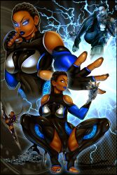 1girls ass assassin athletic athletic_female big_ass big_breasts blue_eyes blue_lipstick blue_toenails braided_hair breasts bust busty capoeira cleavage cybernetics cyborg d2kmax d2kprime dark-skinned_female dark_skin digital_artwork_(media) digital_drawing_(artwork) digital_media_(artwork) eyebrows eyelashes eyes feet female female_only fingerless_gloves glowing_eyes hair heels high_heels hips hourglass_figure huge_breasts jamaican kayla_omari kickboxing large_breasts legs lips lipstick long_toenails mature mature_female muay_thai nail_polish silver_nails solo thick thick_legs thick_lips thick_thighs thighs toeless_legwear toenail_polish toenails toes toned toned_ass toned_female top_heavy upper_body voluptuous wide_hips