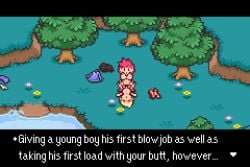 anal anal_sex animated breasts buttsex cowgirl_position female gif kumatora lucas male mother_(series) mother_3 nintendo nipples nude nude_female nude_male penis pink_hair pixel_animation pixel_art sex tagme yellow_hair