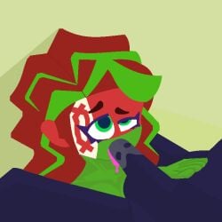 1boy 1boy1girl 1girls anon belarus_(countryhumans) blowjob countryhumans countryhumans_girl female half-closed_eye penis rumas saliva saliva_on_penis straight tongue tongue_out