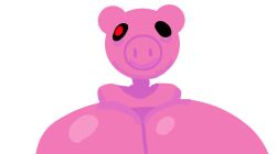 anthro big_breasts breasts female hyper hyper_breasts penny_(piggy) piggy piggy_(game) roblox softnsfwimp tagme white_background