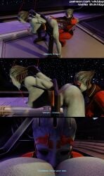 3d anal anal_beads anal_beads_pull anal_sex anilingus asari asari_futanari blender bondage breasts comic comic_page cum cum_drip cum_in_ass english_text futa_on_futa futanari huge_cock incest mass_effect morinth nipple_piercing nipples nose_hook open_mouth paddle punishment rimming sadism samara self_upload slave spanked_butt spanking spanking_ass stocks vikhlop