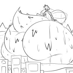 anthro ass ass_bigger_than_body ass_bigger_than_city ass_bigger_than_head big_ass big_breasts breasts city colossal_ass female giant_ass gigantic_ass godzilla godzilla_(series) huge_breasts huge_hips huge_thighs hyper hyper_ass hyper_hips hyper_thighs kaiju macro puffster3 tagme thick_thighs wide_hips