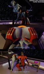 3d anal anal_beads anal_beads_pull anal_sex anilingus asari asari_futanari blender bondage breasts comic comic_page cum cum_drip cum_in_ass english_text futa_on_futa futanari huge_cock incest mass_effect morinth nipple_piercing nipples nose_hook open_mouth paddle punishment rimming sadism samara self_upload spanked_butt spanking spanking_ass stocks vikhlop