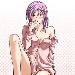 armored_core armored_core:_for_answer cum female no_bra purple_hair serene_haze tatuya