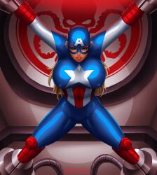 american_dream blue_eyes bondage captain_america_(series) erect_nipples huge_breasts marvel marvel_comics masked shannon_carter skin_tight superheroine svoidist