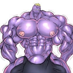 abs balls biceps big_penis huge_cock huge_penis hyper hyper_balls hyper_genitalia hyper_muscles hyper_penis hyper_testicles large_penis machoke male male_only muk100 muscles muscular muscular_arms nipples pecs penis pokémon_(species) pokemon pokemon_(species) small_image speedo testicles