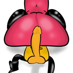 1boy 1girls 2022 ass balls big_ass big_penis boots bottom_heavy clip_(snipperclips) dat_ass dominant_female erect_penis erection facesitting female female_on_top femdom gigantic_ass huge_ass huge_cock hyper_ass large_ass large_penis long_penis male male/female male_on_bottom orange_skin original penis pink_skin snip_(snipperclips) snipperclips straight testicles tristnsfw white_background wide_hips