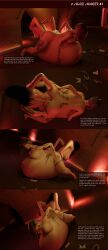 3d 3d_(artwork) anal_vore ass big_belly bra breasts bulge comic cyberpunk_2077 digestion dominant dominant_pred female female_pred giantess giantess_vore growth judy_alvarez large_breasts lepetitejane1111 medium_breasts mini_giantess multiple_prey naked nude nude_female nudity oral_sex page_41 the_witcher_(series) unwilling_prey vore yennefer