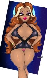 1girls big_lips bimbo bimbo_lips bimbo_prostitute bratz bratz_face brown_hair curly_hair curvy_figure dress dress_lift eyelashes female female_only hourglass_figure jose12mexico latina latina_milf mature_female naughty_face night open_clothes panties prostitute prostitution yasmin_(bratz)