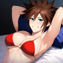 ai_generated brown_hair genderswap_(mtf) kingdom_hearts nai_diffusion rule_63 sora stable_diffusion