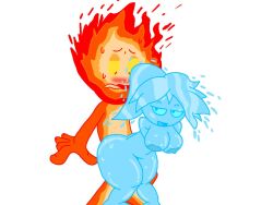 1boy 1girls breasts curvaceous doggy_style elemental_humanoid female fire fire_humanoid fireboy fireboy_and_watergirl friv friv_game from_behind giygal humanoid male pleasure_face pleasured ringboi12 sex standing standing_sex straight voluptuous water water_humanoid watergirl