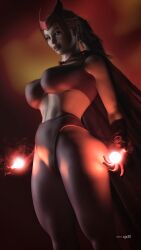 1girls 3d 3d_(artwork) abs ass big_ass big_breasts big_butt breasts brown_hair bubble_ass bubble_butt busty butt capcom cape cga3d claire_redfield claire_redfield_(jordan_mcewen) cleavage cosplay curvaceous curvy curvy_female curvy_figure erotichris female female_only front_view fusion fusion_character glowing_eyes hips hourglass_figure huge_breasts large_breasts lingerie lipstick looking_down marvel marvel_comics nail_polish nipple_bulge pantyhose patreon_username pawg pleasure_face ponytail red_lipstick red_nail_polish red_nails resident_evil resident_evil_2 resident_evil_2_remake scarlet_witch_(cosplay) side_view solo solo_female thick_ass thick_thighs thighs twitter_username voluptuous voluptuous_female waist wide_hips witch