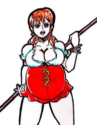 female female_focus female_only nami nasuokaa-san one_piece post-timeskip pregnant pregnant_belly pregnant_female tagme