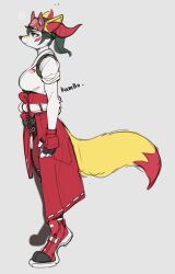 big_breasts braixen breasts female janjin192 kiriko_(overwatch) kiriko_(overwatch)_(cosplay) overwatch overwatch_2 pokemon pokemon_(species) tagme