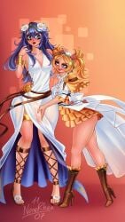 1futa 1girls 2022 alternate_costume aunt_and_niece big_breasts big_penis blonde_hair blue_hair breasts caress caressing_penis clothed clothing duo female fire_emblem fire_emblem_awakening fire_emblem_heroes flaccid fully_clothed futanari groping high_heel_boots high_heels human incest light-skinned_futanari light_skin lissa_(fire_emblem) lissa_(valentine)_(fire_emblem) long_hair lucina_(fire_emblem) lucina_(valentine)_(fire_emblem) nenerhea nintendo official_alternate_costume penis penis_under_clothes standing thick_thighs twintails wide_hips