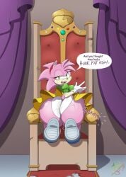 aged_up amy_rose anthro archie_comics ass ass_focus big_ass big_breasts big_butt bottom_heavy breasts bubble_ass bubble_butt classic_amy_rose fat_ass fat_butt female female_only green_eyes huge_ass huge_butt large_ass large_breasts large_butt looking_at_viewer looking_back panties pink_body pink_spines roga14 rosy_the_rascal_(archie) sega sharp_teeth sideass sonic_(series) sonic_the_hedgehog_(archie) sonic_the_hedgehog_(comics) spanking spanking_ass spanking_own_ass thick_ass thick_thighs throne throne_room underass wide_hips