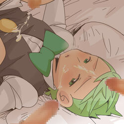 censored cilan_(pokemon) mei_(mochimon) pokemon pokemon_bw tagme yaoi