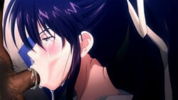 blush crying cum cum_in_mouth cum_out_nose dominant_male domination drool fellatio femsub forced kanzaki_kaori maledom nose oral saliva submissive submissive_female tear to_aru_majutsu_no_index uncensored