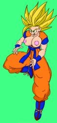 dragon_ball dragon_ball_z female_goku female_saiyan goku iceboy128 saiyan son_goku super_saiyan_2