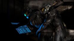 1boy 1boy1girl 1girls armor cum cum_in_pussy cum_inside fellow_demon female_spartan_(halo) halo_(series) helmet sex spartan_(halo) tagme