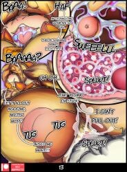 anthro areola balls belly big_belly big_breasts big_penis blush bodily_fluids bovid breast_expansion breasts canid canine canis caprine clothed clothing comic cum cum_inside_request curvy_figure digital_media_(artwork) domestic_sheep dripping duo english_text excessive_cum excessive_genital_fluids expansion feeding female fur genital_fluids genitals group growth hair hi_res huge_breasts huge_cock impregnation impregnation_request inflation lactating male male/female mammal master_wolf_(neo_geppetto) milk neo_geppetto nipples nude overweight overweight_anthro overweight_female patreon penis precum precum_drip pregnant remi_(neo_geppetto) renae_(neo_geppetto) sheep slightly_chubby smile teats tentacle text thick_thighs trio udders voluptuous wide_hips wolf