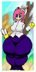 big_breasts breasts female kirby_(series) kirby_planet_robobot kirby_star_allies mouthless mouthless_female rileyadvocate susie_(kirby) tagme thick_thighs