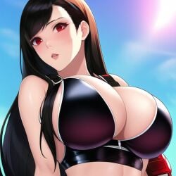 1girls 2d ai_generated animated areolae before_and_after big_breasts blush breasts brown_hair clothed clothing cum cum_drip cum_on_body cum_on_breasts ejaculation ejaculation_between_breasts female female_only final_fantasy final_fantasy_vii huge_breasts long_hair mp4 nai_diffusion naked nipples no_sound nude nude_female outdoors outside red_eyes slideshow solo solo_female solo_focus stable_diffusion tagme tifa_lockhart video