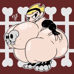 1girls aged_up ass_grab big_ass big_breasts big_butt cartoon_network covered_nipples female goth huge_ass huge_breasts huge_butt large_ass large_butt looking_at_viewer mandy_(billy_and_mandy) pasties smile smiling smiling_at_viewer solo sweetspicymann the_grim_adventures_of_billy_and_mandy thick_thighs