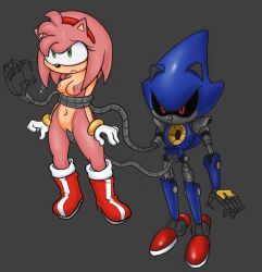 amy_rose exposed_torso female footwear furry handwear male male/female metal_sonic sonic_(series) sonic_the_hedgehog_(series) straight tentacle tentacle_rape tentacle_sex vaginal wristwear