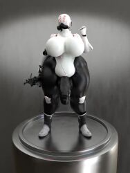 1futa 3d 3d_animation animated belly belly_expansion big_ass big_belly big_breasts big_penis bodysuit boots breasts bubble_butt face_covered faceless_female faceless_futanari futa_only futanari gun haydee haydee_(game) hoplophilia huge_ass huge_balls huge_belly huge_breasts huge_cock inflation mp4 no_sound overweight overweight_futanari penis qzk_forte robot robotic_arm robotic_limb skintight_bodysuit solo solo_futa standing tagme tight_clothing turntable_(animation) video weight_gain