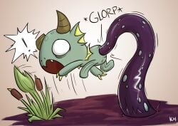 anal_sex broken_horn don't_starve don't_starve_together dont_starve dont_starve_together green_scales horns kh kingheron_(artist) klei_entertainment rape reeds surprised tentacle tentacle_sex wurt