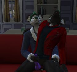 anal anthro duo male male/male roddyvoorhees sims4