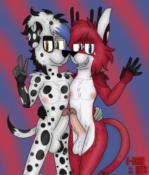 2boys anthro dvan_(character) dvan_(dvan_arts) dvan_arts_(artist) gay keto_(ketofur) non-human