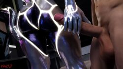 3d ass balls dick grabbing_penis handjob light-skinned_male light_skin penis robot_girl seth_(doll_unit_0) seth_(street_fighter) sex straight street_fighter street_fighter_v thick_ass thick_thighs unseen_male_face ynoz