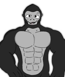 black_(gorilla_tag) black_fur gorilla gorilla_tag gorillatag gtag gtag_monke gtag_porn gtag_r34 jacked monke strong