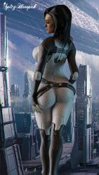 1girls 3d fat_ass female female_only mass_effect mass_effect_3 miranda_lawson skin_tight solo spicyhawpuh tagme