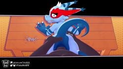 16:9 1girls 2024 3d 3d_(artwork) 3d_animation ambiguous_species anal anal_fingering anal_sex animated animation anthro anthro_penetrated ass big_dom_small_sub blue_body blue_scales breathing butt_grab consistent_pov dark_body dark_skin digital_media_(artwork) dominant double_penetration duo female female_focus female_penetrated fingering first_person_view from_behind_position furniture furry genitals hand_on_butt hi_res hip_grab humanoid kobold looking_at_viewer looking_back male male/female male_penetrating male_penetrating_female male_pov multicolored_body on_table onomatopoeia penetration penile penile_penetration penis_in_vagina platform_standing_doggystyle pov pussy questionable_consent rear_view red_body red_scales reptile scales scalie sex short_playtime size_difference smaller_female smaller_penetrated sound sound_effects standing_doggystyle table tagme tail tatsu_(tatsubold) tatsubold teeth text thumb_in_ass tongue vaginal_penetration video vulva waist_grab widescreen