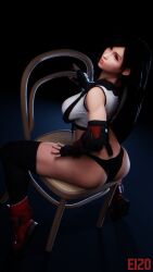 tifa lockhart from final fantasy by eizo3d