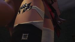 1boy 3d animated black_hair breasts captured cat_ears cat_tail catgirl defeated doggy_style female final_fantasy_xiv gpose_(ffxiv) male miqo'te pirate pussy rape sex small_breasts sound tagme vaginal_penetration vaginal_sex video
