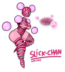 1girls big_ass big_breasts character_name disembodied_head female female_only gameboyred gijinka kirby_(series) kirby_air_ride kirby_air_riders pink_eyes pink_skin reference_image ribbons slick_star thick_thighs