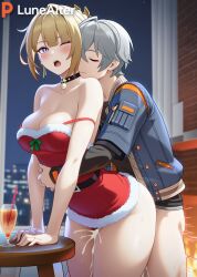 evelyn chevalier from christmas by lunealter