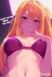 1girls 2d 2d_(artwork) 2d_artwork anonds31 arm_behind_back average_breasts bare_arms bare_belly bare_chest bare_hands bare_midriff bare_navel bare_shoulders bare_skin belly belly_button blonde-haired_female blonde_eyebrows blonde_female blonde_hair blurred_background blurry_background blush blush_face blushing_at_viewer blushing_female bra breasts breasts_apart busty busty_female busty_girl busty_teen busty_teenager collarbone dialogue dialogue_bubble dialogue_speech_bubble digital digital_art digital_drawing digital_drawing_(artwork) digital_media digital_media_(artwork) dirty_talk drawing elbows english english_dialogue english_text exposed_arms exposed_belly exposed_chest exposed_midriff exposed_navel exposed_shoulders exposed_skin eyebrows_visible_through_hair female female_focus female_only fingers frilled_bra frilled_underwear hair_between_eyes half_naked half_nude hand_behind_back head_tilt high_resolution high_school_student highres hoshino_ruby idol lean_figure long_hair looking_at_viewer looking_down looking_down_at_viewer medium_breasts midriff naked naked_female naked_woman narrow_waist navel nude nude_female nudity one_side_up oshi_no_ko parted_lips pink-eyed_female pink_eyes purple_bra purple_underwear ribbon_bra school_girl schoolgirl semi_nude shoulders simple_background slender_body slender_waist slim_female slim_waist smile smiley_face smiling smiling_at_viewer solo speaking speaking_to_viewer standing star-shaped_pupils star_eyes talking talking_dirty talking_to_viewer teen_girl teenage_female teenage_girl teenage_tits teenager text text_bubble tilted_head underboob underwear underwear_only upper_body yellow-haired_female yellow_eyebrows yellow_hair young_female young_woman