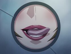 blush female game_cg glory_hole gundam gundam_seed gundam_seed_destiny human_toilet licking_lips lips lipstick lost_rarities naughty_face public_use soul_foundation sweat takapiko talia_gladys tongue