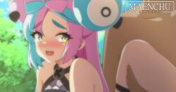 1boy 1girls 1min_video animated aqua_hair blush bottomless bouncing_breasts breasts creatures_(company) cum cum_in_pussy cum_inside female fucked_from_behind game_freak happy happy_sex high_resolution human iono_(pokemon) laughing long_hair looking_back maenchu male moaning mp4 nintendo nipples penis pokemon pokemon_(game) pokemon_sv pussy sex sex_from_behind sharp_teeth shorter_than_two_minutes smile smiling sound tagme twintails uncensored vaginal_penetration video voice_acted