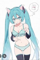 hatsune miku from vocaloid