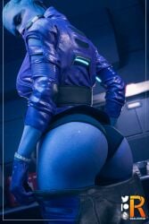 asari from mass effect by realium3d